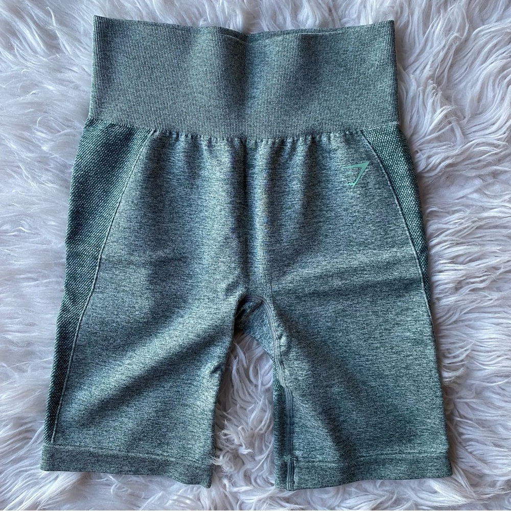 Gymshark Flex Shorts Women’s Size Small Cargo Teal Fresh Blue